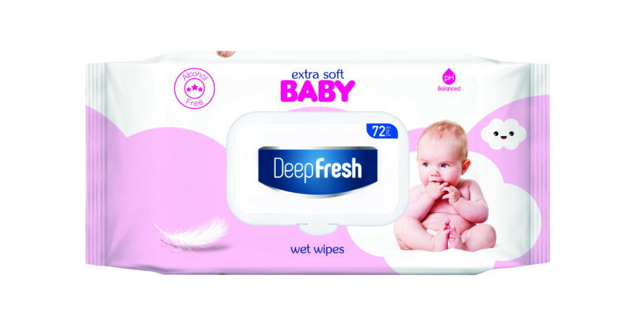 Deep Fresh Extra Soft Wet Wipes 72'pcs